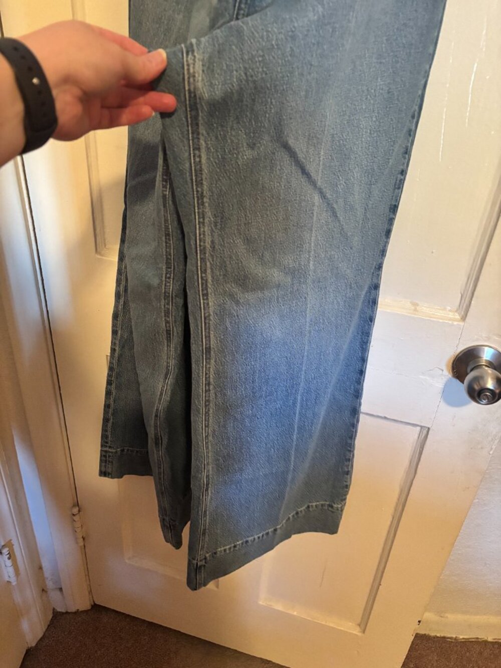J.Crew Wide Leg Trouser Jeans - Picture 4 of 5